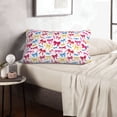 thumbnail image 6 of Goofa Colorful bows Pattern Pillow Case – Plush & Soft Cushion Cover, Hypoallergenic Throw Pillow Case for Comfortable Sleep with Envelope Closure-16"x24", 6 of 6