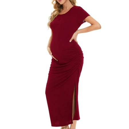 

Women s Maternity Dress Pregnancy Clothes for Baby Shower Maxi Dress Maternity Clothes Summer Clearance