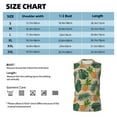 thumbnail image 6 of Fotbe Men's Pineapples Palm Leaves Print Men's Sleeveless Muscle Tank Tops Casual T-Shirts for Gym Workout Beach-Medium, 6 of 8