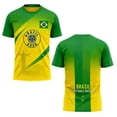 thumbnail image 4 of Soccer Jersey 2026 Fan Top for Big Boy Youth Brazil Top Comfortable Kids Team Apparel for Play And Everyday Fashion Top Size11-12T, 4 of 7