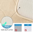 thumbnail image 3 of Memory Foam Bath Mat, Large Bathroom Rugs Non Slip, PVC Dot Bottom Quick Dry Bath Rug Runner, Absorbent Shower Mat for Bathroom Floor Tub, 20 x 32 Inch, White, 3 of 7