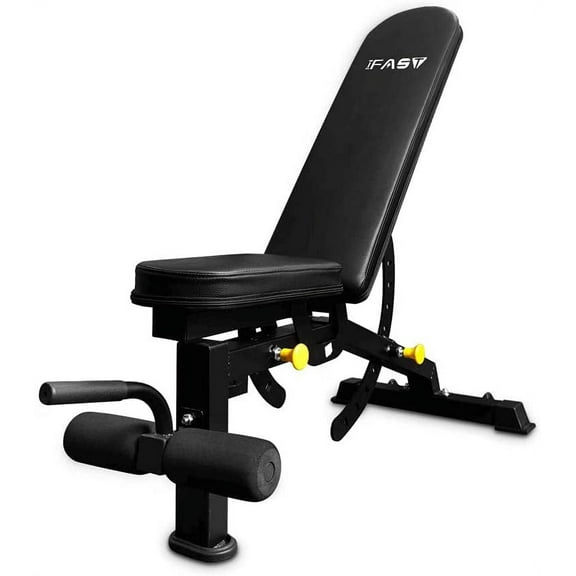 IFAST Adjustable Strength Training  Press Home Full Body Workout Foldable Weight Benches Gym Multi-functional Fitness Dumbbell Chair
