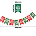 thumbnail image 3 of Christmas Decorations Luminous Flags Hanging Flags Decoration Scene Layout Lights Window Ambience Hanging Flags Christmas Tree Small Pendants Tree And Bells, 3 of 6