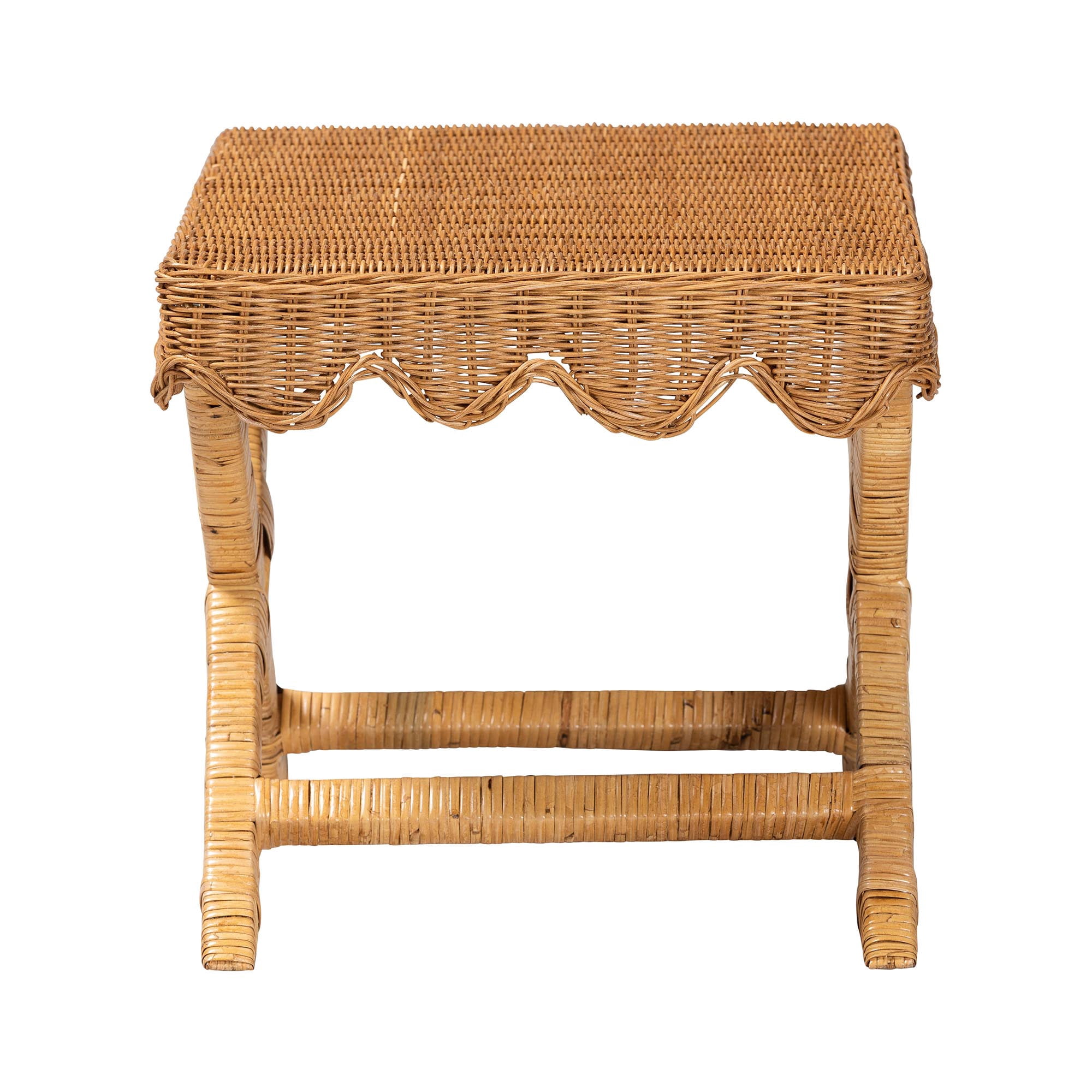 bali & pari Modesta Boho Bench, Light Honey