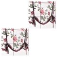 thumbnail image 2 of sweethay Feiqiong, cortinas transparentes de estilo romano, cortina de peonía para ventana, cenefa, cortinas elegantes de gasa semitransparente, Type4 NO4 sweethay CBP084368, 2 of 5