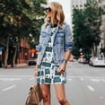 thumbnail image 4 of Vsdgher Robe d'Été Moderne à Imprimé pour Femmes, Décontractée, Col en U, Robe de Plage Sans Manches, Débardeur Ample, Robe Soleil avec Poche, 4 of 7