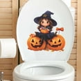 thumbnail image 2 of SLYNSHome Halloween Pumpkin Sticker,Waterproof Toilet Lid Sticker Decals Halloween Party Decor DIY Party Supplies, 2 of 6