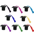 thumbnail image 1 of Coofit 9PCS Mini Hat Creative Tassel Decorative Miniature Hat Beer Bottle Decoration, 1 of 10