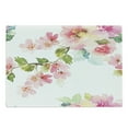 thumbnail image 1 of Floral Cutting Board, Romantic Spring Garden Flowers Blooming on Branches Innocent Delicate Nature Theme, Decorative Tempered Glass Cutting and Serving Board, Large Size, Multicolor, by Ambesonne, 1 of 1
