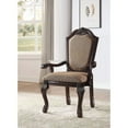thumbnail image 6 of Acme Chateau De Ville Arm Chair in Light Brown and Espresso, Set of 2 Indoor Dining Chairs, 6 of 6
