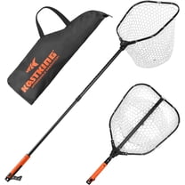 KastKing Brutus Folding Landing Net with Boat Hook, Extendable