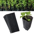 thumbnail image 5 of GYZEE 100Pcs Thicken Nursery Bags Plant Grow Bags Pots Flower Planting Bags 17x35cm, 5 of 6