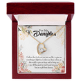 thumbnail image 1 of To My Daughter God Sent Daughter Forever Necklace w Message Card, 1 of 8