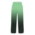 thumbnail image 6 of DPTALR Women's Printed Elastic-Waist Straight-Leg Pants Casual with Pockets,Slim-Fit & Versatile,Army Green,Size XXL, 6 of 6