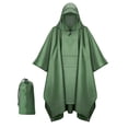 thumbnail image 1 of Imperméable Léger, Réutilisable, Ripstop, Respirant, Imperméable Multi-Usage avec Capuche, Couverture Protectrice Pliable, Bâche d'Abri, 1 of 5