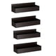 thumbnail image 2 of 4 Piezas Organizador Colgante Refrigerador Especiero Estante Laterales Acero Carbono Montaje Sencillo Práctico Adecuado para Cocina Baño Lavandería Al, 2 of 8