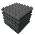 thumbnail image 2 of 6PCS Acoustic Foam Panels 1.9" x 11.6" x 11.6" Sound Proof Foam Panles Soundproofing Noise Cancelling Wedge Panels for Home Office Recoding Studio, 2 of 5