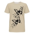 thumbnail image 3 of Camisetas de Manga Larga para Hombre de Algodón, Impresión Cuello Redondo Moda Casual Camisetas de Manga Corta para Diario Y Casual, 3 of 5