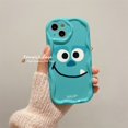thumbnail image 2 of Carcasa Compatible Para Samsung A14 A13 A12 A53 A51 A52 A03 A04E A50 A30S A32 A34 A22 A23 A54 A24 A33 A30S Onda Verde Sonrisa Funda De Teléfono Suave Protección Trasera, 2 of 3