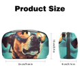 thumbnail image 5 of Dog Digital Travel Bag Cord Organizer Hard Drive Bags Waterproof Oxford Cloth Cord Storage Organizer Box 5.9x9.44x3.14 in Black Digital Electronic Accessories Organizer Bag, 5 of 6
