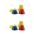 thumbnail image 1 of Soporte para pelotas Greeniant 4 unidades goma amarillo azul rojo, 1 of 6
