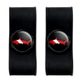 thumbnail image 2 of Shark Scuba Symbol on Black Diver Dive Headphone Cord Wrap Cable Wire Organizer Set, 2 of 3
