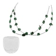 thumbnail image 2 of Decoración temporal de dientes con brackets metálicos y ligaduras, suministros elegantes para hacer tú mismo Verde, 2 of 10