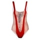 thumbnail image 4 of WILLBEST Trajes de Baño Mujer 2 Piezas Traje de Baño Para Mujer Cuello Cuadrado Estampado Floral Traje de Baño Para Playa Trajes de Baño de Verano Con Volante En El Pecho, 4 of 4