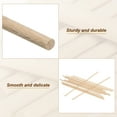 thumbnail image 4 of Unique Bargains 1/8 x 4 Inch Dowel Rods Wood Sticks Unfinished Wooden Dowel Rods Round Dowels Sticks 50 Pcs, 4 of 6