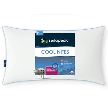 Sertapedic Cool Nites Bed Pillow, King