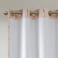 thumbnail image 5 of Intelligent Design Raina Total Blackout Metallic Print Grommet Top Curtain Panel, 5 of 6