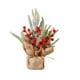 thumbnail image 2 of Árboles De Plástico Árbol De Navidad Artificial De 30cm Para Escritorio, Con Piñas De Frutos Rojos Y Base De Arpillera Para Decoración De Escritorio De Estilo Rústico (1 Unidad) Rkxzt, 2 of 8