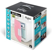 Cooluli Electric 4-Liter Portable Cooler/Warmer Mini Fridge, Pink