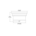 thumbnail image 2 of ElkGroup International Flush Mount 2 Light In Polished Chrome - LED, 2 of 2