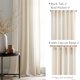 thumbnail image 3 of Juego de cortinas Jinchan de lino semitransparente, 229 cm de longitud, 2 paneles, 3 of 9