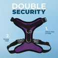 thumbnail image 2 of Voyager Step-In Lock Pet Harness - All Weather Mesh, Adjustable Step In Harness for Cats and Dogs by Best Pet Supplies - Purple/Black Trim, XL, 2 of 5