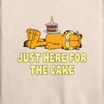 thumbnail image 3 of Garfield - Just Here For Cake - Women's Lightweight French Terry Long Sleeve Shirt, 3 of 5
