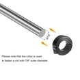 thumbnail image 4 of Unique Bargains 2pcs Shaft Collars for 7/8' Rod 1-5/8' OD 1/2' Width Double Split Axle Clamp-On Collar with Set Screw, 4 of 6
