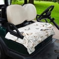 thumbnail image 2 of Golf Cart Seat Covers for 2 Seater,Butterfly Flower Microfiber Cart Seat Towel Blanket,Cotton Rustic Watercolor Leaf Floral Absorbent Breathable Non Slip Bench Seats Protector for Golf Course 51"x31", 2 of 9