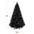 thumbnail image 3 of Best Choice Products 6ft Artificial Full Black Christmas Tree Holiday Decoration w/ 947 Branch Tips, Foldable Base, 3 of 10