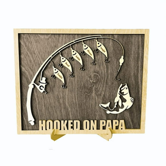 Cadeaux de la Fête des Pères Cadeau de la Fête des Pères Plaque en Bois Personnalisée pour Fille, Fils, Épouse Cadeau Personnalisé de la Fête des Pères Plaque en Bois Cadeaux pour la Fête des Pères