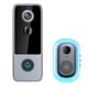 thumbnail image 1 of Pisexur Electronics para hombres, timbre visual inteligente inalámbrico, timbre con video remoto Tuya, IP65, impermeable, intercomunicador doméstico, visión nocturna HD, WiFi, timbre de seguridad, ca, 1 of 9