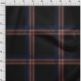 thumbnail image 3 of oneOone Tissu Polyester Lycra Tartan à Carreaux Décoratif Imprimé 56 Pouces de Large, 3 of 4