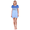 Blue Life, variant on Womens Nightgowns Sleepwear Soft Pajama Dress Nightshirts
