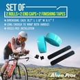 thumbnail image 4 of HAHDAXIA Bike Handlebar Tape EVA (Set of 2) Bianchi Green - Enhance Your Bike Grip with These Bicycle Handle bar Tape - Wrap Your Bike for an Awesome Comfortable Ride (Set of 2, Green), 4 of 6