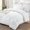 White, variant on Queen Comforter Set White - Bed in a Bag Queen Size 7 Pieces, Luxury Soft Bed Set for All Seasons, Bedding Set with Down Alternative Comforter, Sheets, Pillowcases & Shams
