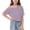 Multicolor, variant on breaise Girl's Off The Shoulder Tops Short Sleeve Summer T Shirt Tops Trendy Cold Shoulder Tops