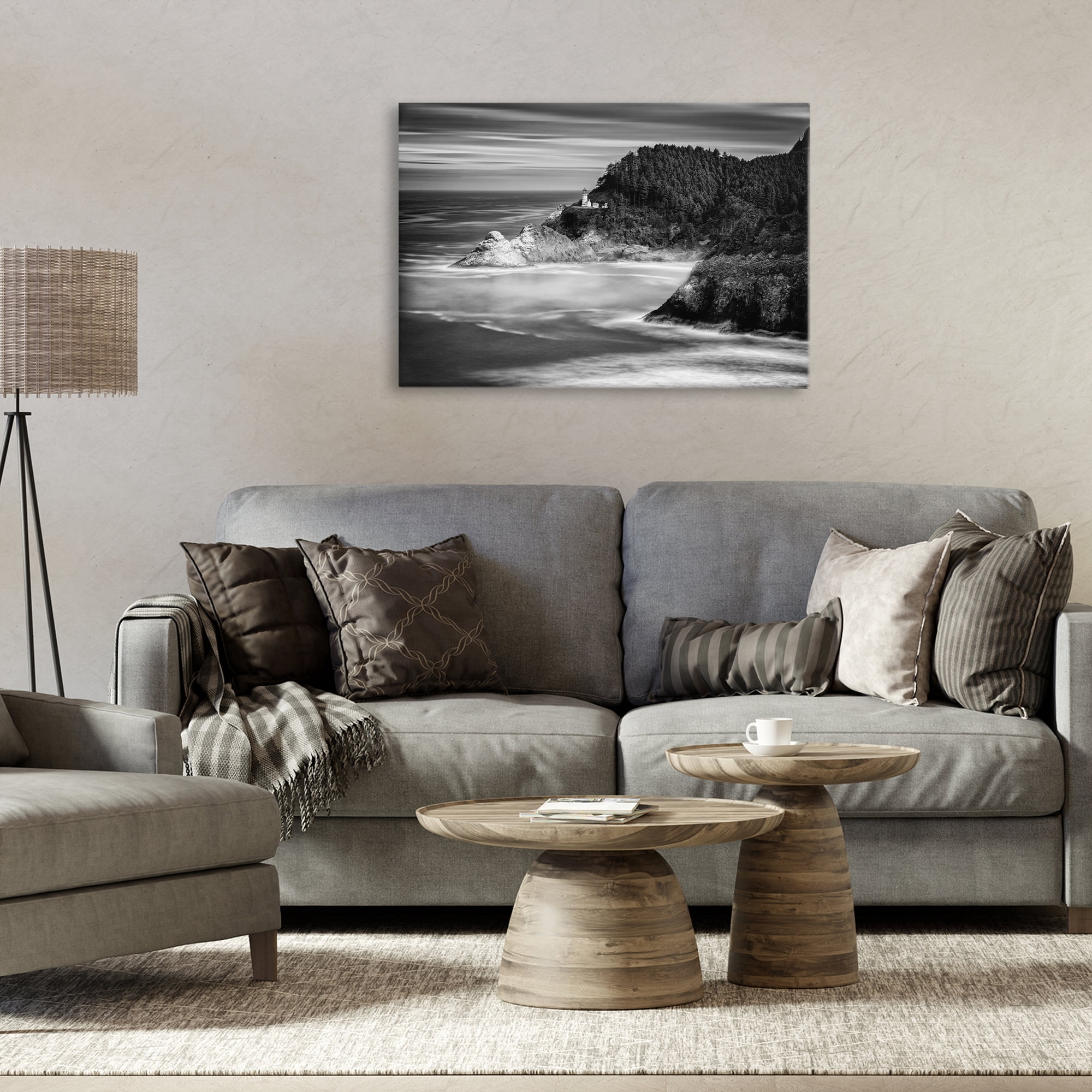 Stupell Industries Perched Above The Pacific Canvas Wall Art, design by Rick Berk