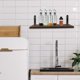 thumbnail image 3 of 1 juego de estantes flotantes de madera para pared, para el hogar, 3 of 7