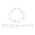 thumbnail image 1 of Autocollant Clavier de Piano, Autocollant de Note de Piano Électronique Joli Design Réutilisable Favorise l'Apprentissage Grand Application Silicone pour Musique 61 Touches, 88 Touches, 1 of 8